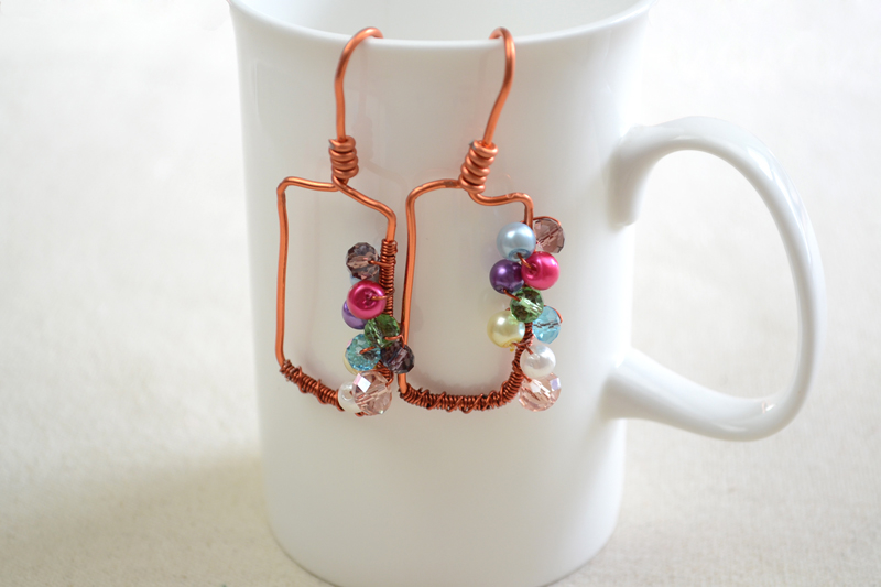 Wire Wrapped Earrings