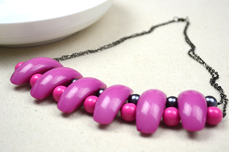 Necklace Out of Chunky Beads Necklace Out of Chunky Beads