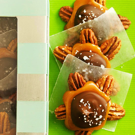 Salted chocolate caramel clusters