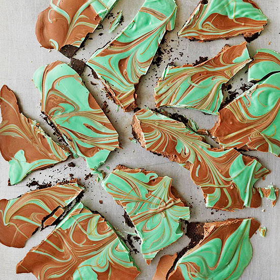 Thin mint bark Thin mint bark