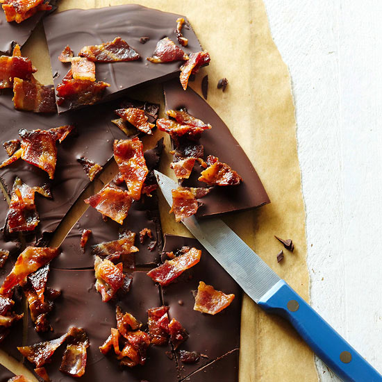 Bacon chocolate bark