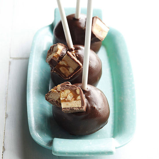 Candy bar doughnut pops
