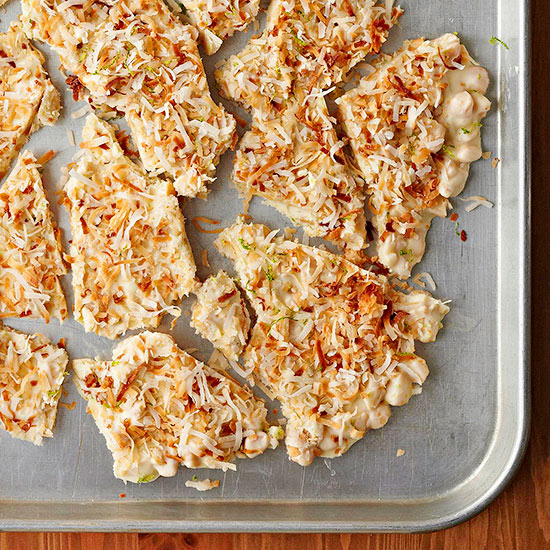 Coconut macadamia bark Coconut macadamia bark