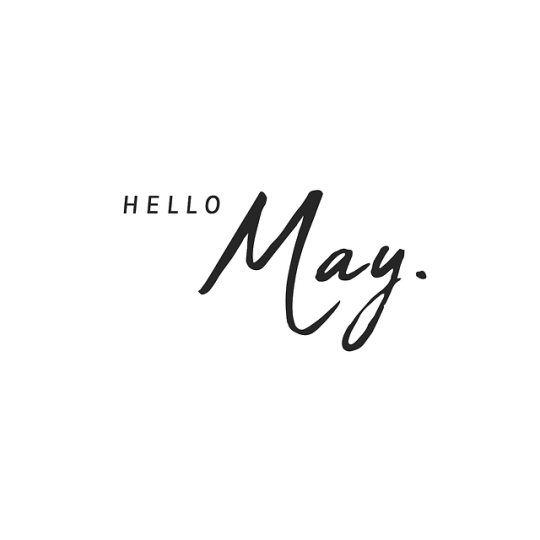 Black And White Hello May Quote Pictures, Photos, and Images for