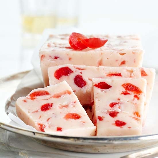 Candied cherry opera fudge Candied cherry opera fudge