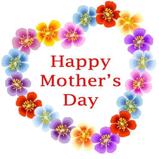 Happy Mothers Day Flower Heart Pictures, Photos, and Images for