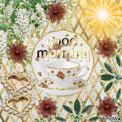 Good Morning Tea Cup Gif Pictures, Photos, and Images for Facebook