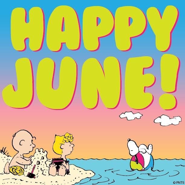 Snoopy & Charlie Brown Happy June Pictures, Photos, and Images for
