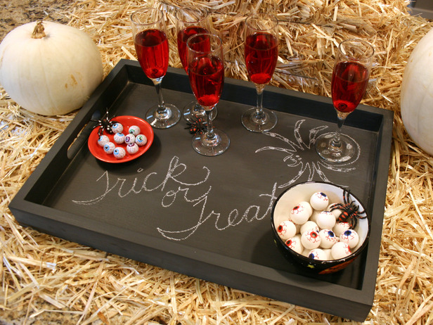Chalkboard tray