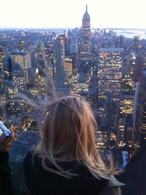Looking out at the city Looking out at the city
