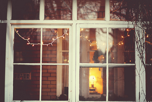 Autumn window lights Autumn window lights