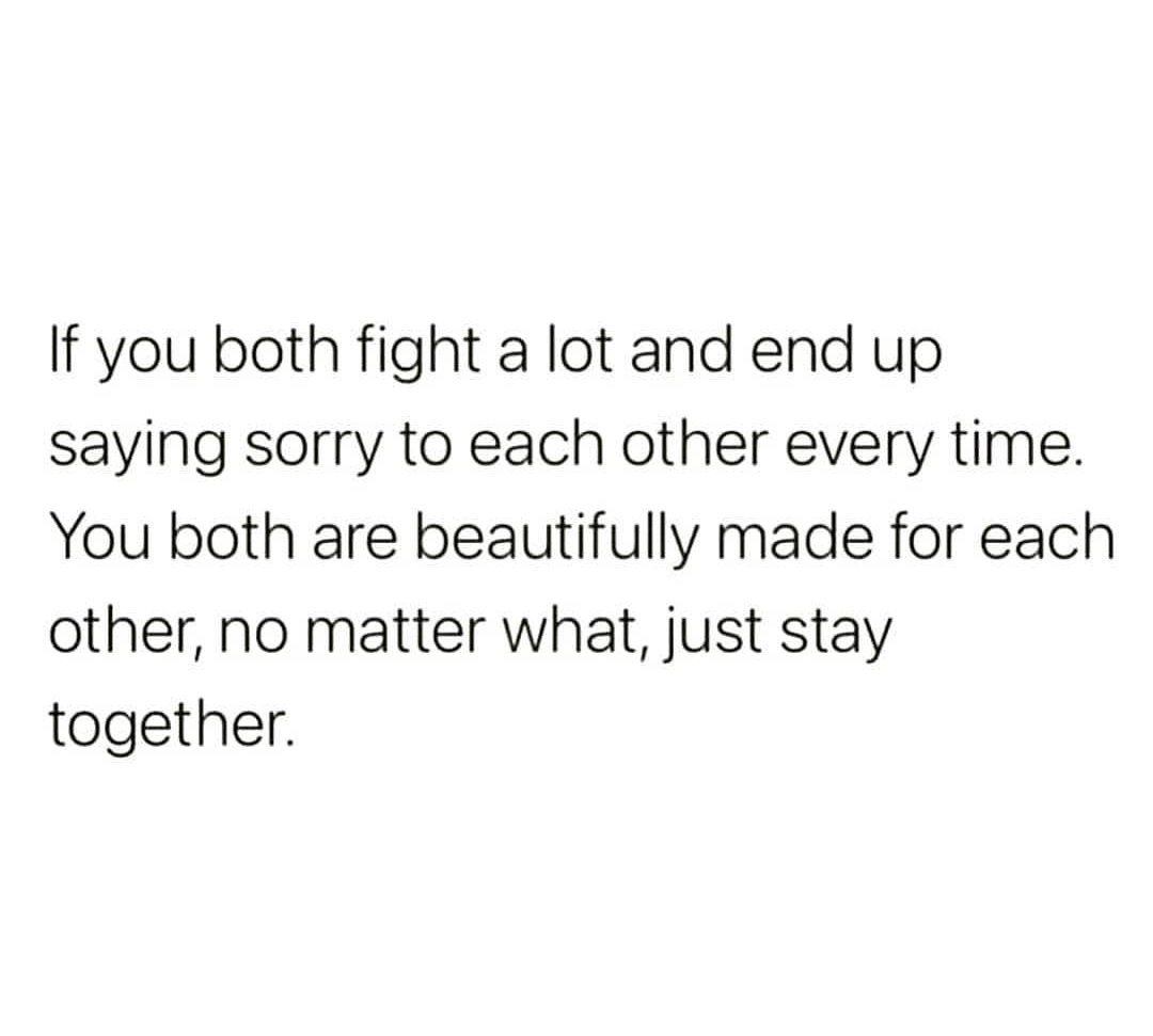 You Both Are Beautifully Made For Each Other, No Matter What, Just Stay