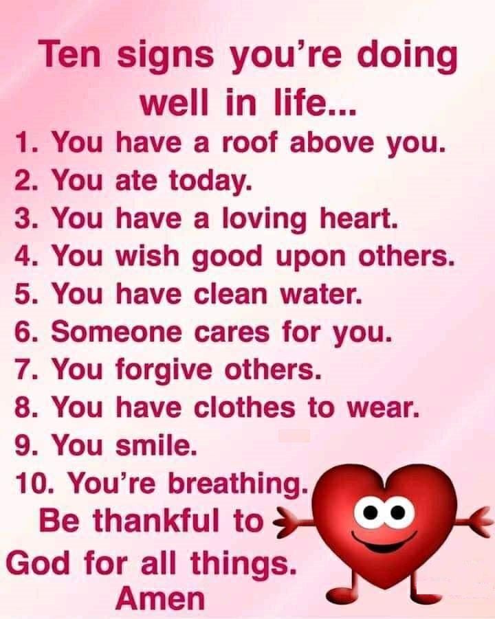10 Signs You're Doing Well In Life... Pictures, Photos, and Images for