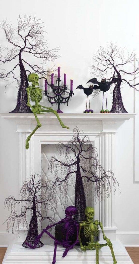 Halloween mantels