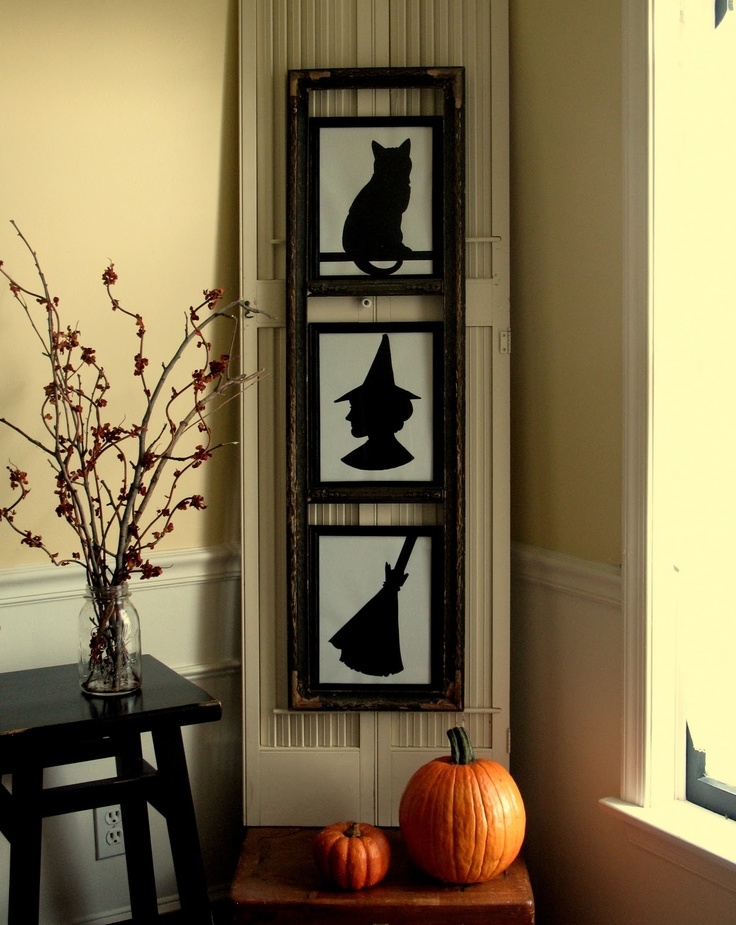 DIY Halloween Silhouettes DIY Halloween Silhouettes