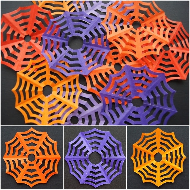 Spiderweb kirigami