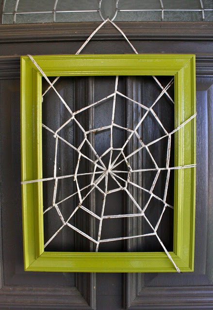 Framed spider web Framed spider web