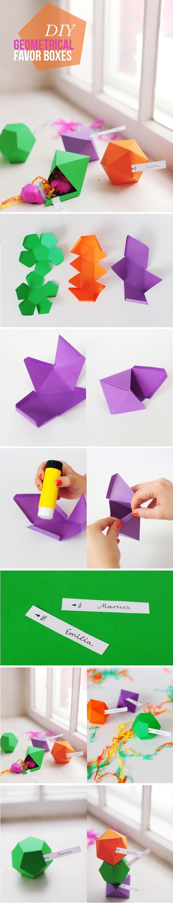 DIY Geometric Boxes