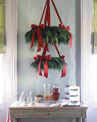 Cedar Wreath Chandelier