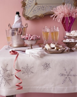Snowflake tablecloth Snowflake tablecloth