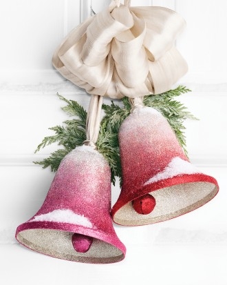 Ombre glittered bells