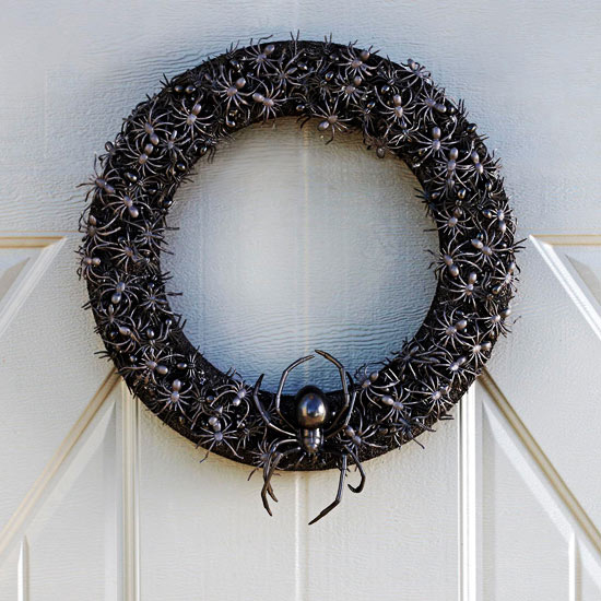 Scary spider wreath Scary spider wreath