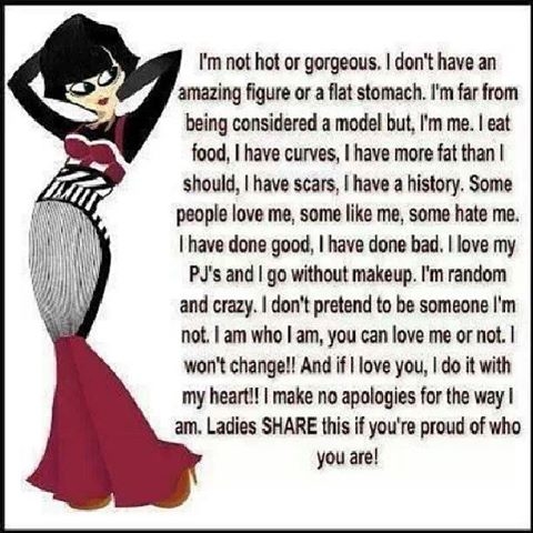 proud of who you are