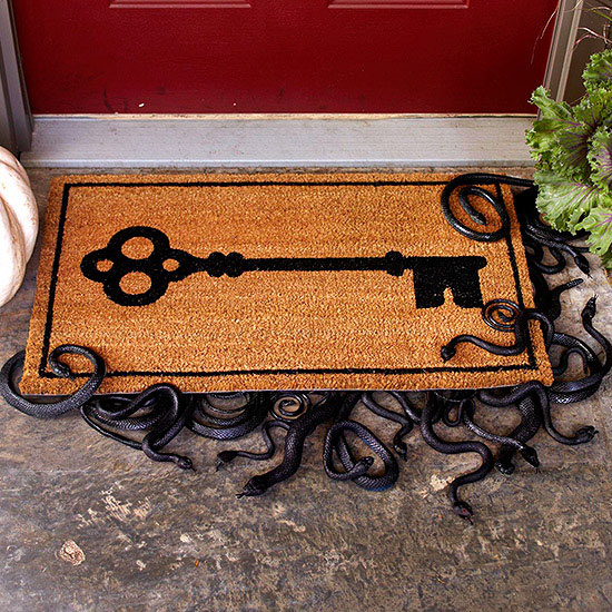 Slithering snake doormat