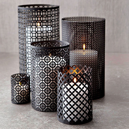 Aluminum candleholders