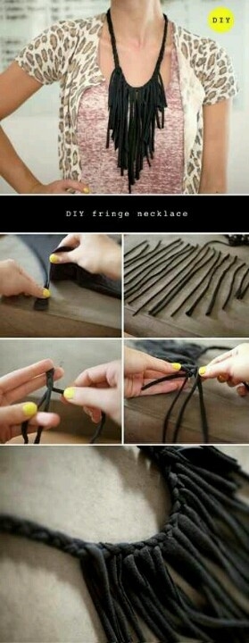 DIY Fringe Necklace