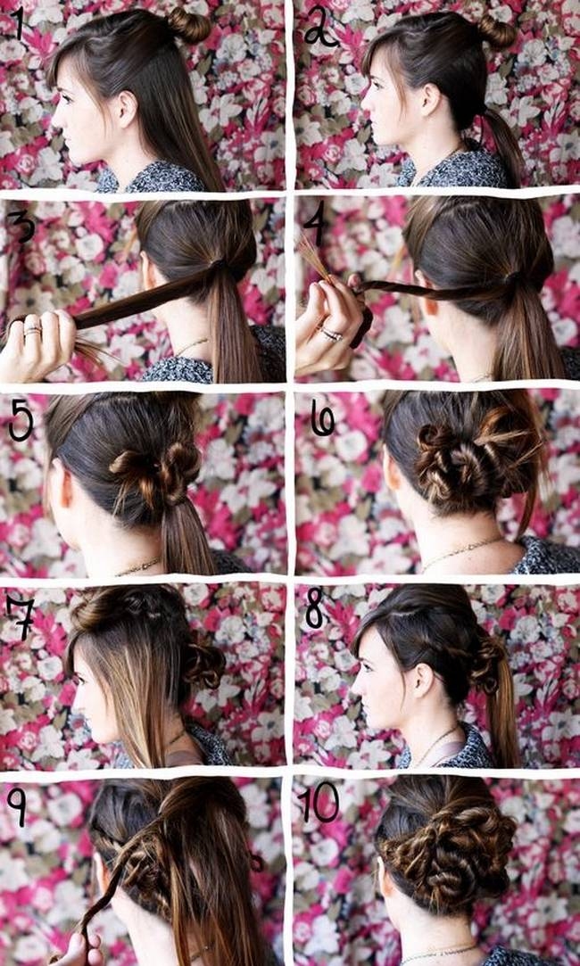 DIY Twisted Bun