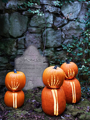 Spooky skeleton pumpkins Spooky skeleton pumpkins