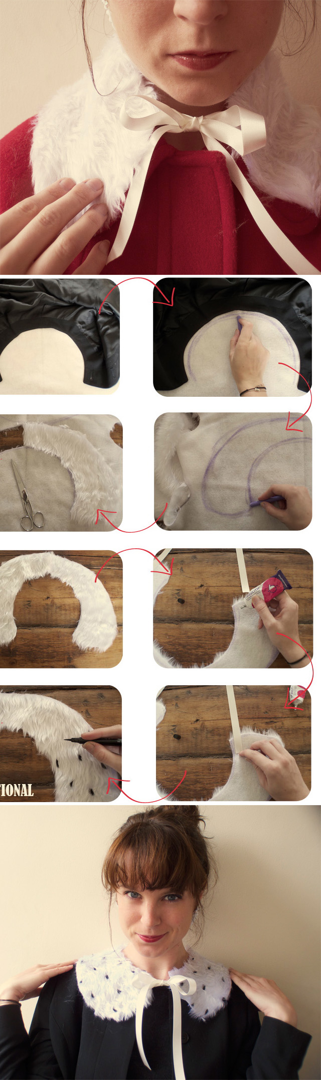 DIY Cool Vintage Faux Fur Collar DIY Cool Vintage Faux Fur Collar