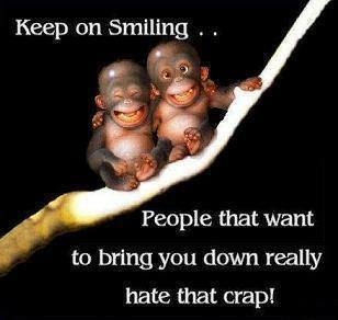 keep on smiling