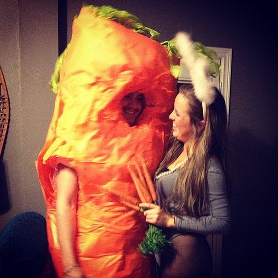 A bunny and carrot A bunny and carrot