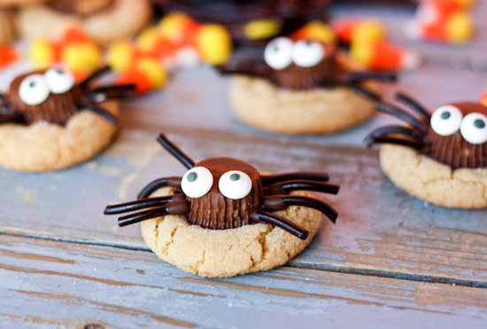 Spider peanut butter blossoms Spider peanut butter blossoms