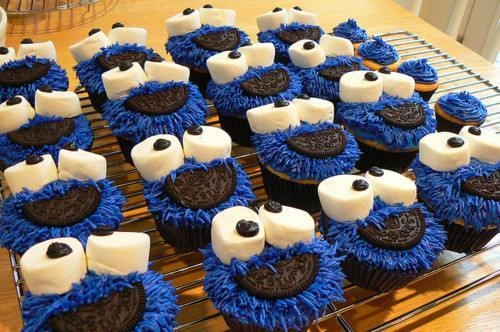 Cookie Monster Cupcakes Cookie Monster Cupcakes