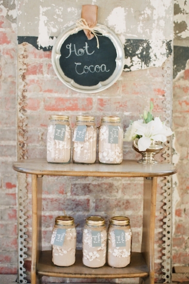 Hot cocoa station