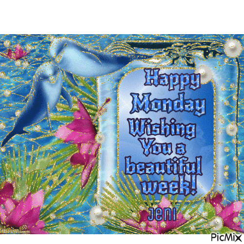 Beautiful Dolphin Happy Monday Gif Pictures, Photos, and Images for