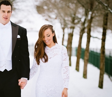 Winter wedded bliss