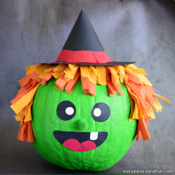 Cute Witch Pumpkin Idea Pictures, Photos, and Images for Facebook, Tumblr, Pinterest, and Twitter
