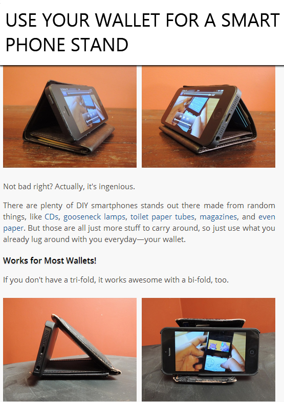 DIY Smart Phone Stand DIY Smart Phone Stand