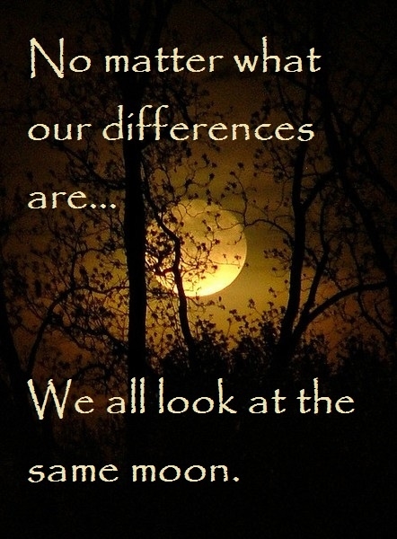 No matter what are differences are... No matter what are differences are...