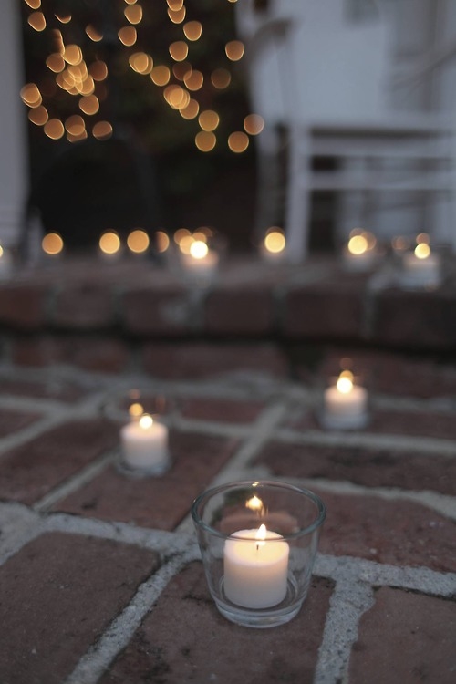 Candles at night Candles at night
