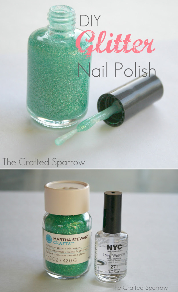 DIY Glitter Nail Polish DIY Glitter Nail Polish