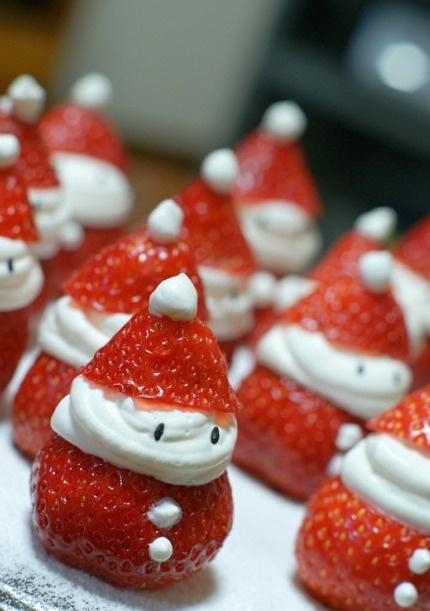 Christmas Santa Strawberries