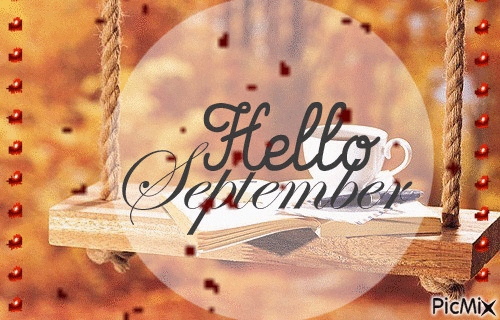 Book On Swing - Hello September Gif Pictures, Photos, and Images for