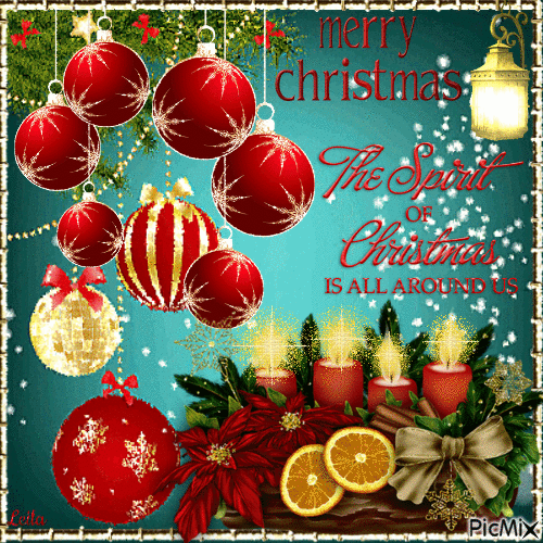 Merry Christmas. The Spirit Of Christmas Is All Around Us Pictures