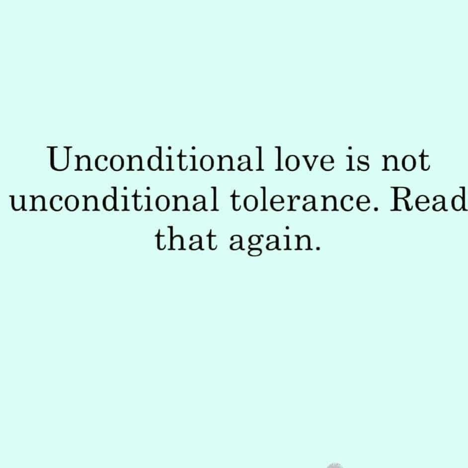 Unconditional Love Is Not Unconditional Tolerance. Pictures, Photos