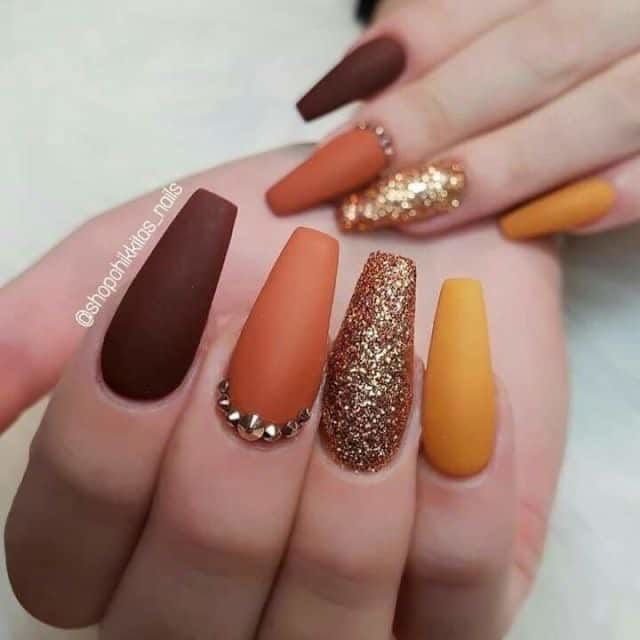 Thanksgiving Colorful Nails Pictures, Photos, and Images for Facebook